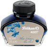 Pelikan Tintenglas Tinte 4001, Blau-Schwarz, 62.5 ml, 1 Glas