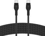 Belkin BoostCharge Pro Flex geflochtenes USB-C/USB-C-Ladekabel,...