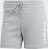 Adidas Damen Shorts (1/2) W Lin Ft SHO, Medium Grey Heather/White, IC4443, XS