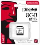 Kingston Industrial 8 GB SDHC Speicherkarte, schwarz, UHS-I U3, Class 10, V30
