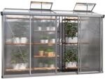 GFP Gew&auml;chshaus Anlehngew&auml;chshaus Adena 14 aus Alu - 294x77 cm - 10 mm...