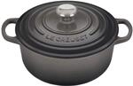 Le Creuset Signature Gusseisen-Br&auml;ter mit Deckel, &Oslash; 20 cm, Rund, F&uuml;r alle