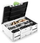 Festool DOMINO Verbinder Sortiment SV-SYS D14 (mit Ankerbolzen, Doppelbolzen,
