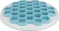 TRIXIE Slow Feeding Anti Schling Platte Hive, Kunststoff/TPR/TPE, &Oslash; 30 cm, Grau/Blau