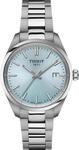 Tissot Damenuhr PR 100 T&uuml;rkis 34 mm T150.210.11.351.00 Geh&auml;use Stahl 316L