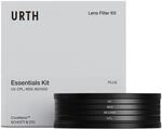 Urth 58 mm 4-in-1 Essentials Filterkit (Plus) | UV, CPL, Neutraldichte ND8,...