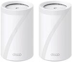 TP-Link Deco BE65 𝐖𝐢-𝐅𝐢 𝟕 Mesh WLAN Set (2er-Pack), BE9300 Tri-Band