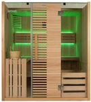 Home Deluxe - Traditionelle Sauna - Omaha - 180 x 150 x 200 cm - f&uuml;r 4...