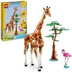 LEGO Creator 3in1 Wild Safari Animals, Giraffe Toy to Gazelle Figures to Lion...