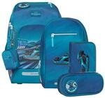 BECKMANN, Schulrucksack-Set Active Air FLX Racing, 6-teilig, Grundschule, inkl.
