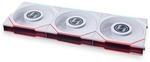 Lian Li Uni Fan TL LCD Series L&uuml;fter, 3er-Pack inkl. Controller - 120mm, wei&szlig;