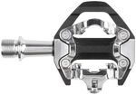 Exustar E-PR50 Klickpedal aus Aluminium, Rennradpedal, CrMo-Achse, SPD-kompatibel,