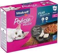 Vitakraft Po&eacute;sie D&eacute;lice, Fish Selection, Nassfutter Katze, Katzennassfutter in