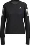 adidas Damen Own The Run Long Cuff Sleeve Tee, Black, M