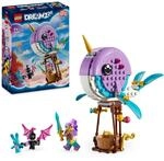 LEGO DREAMZzz 2-in-1 Izzies Narwal-Hei&szlig;luftballon, Meerestiere-Spielzeug, Rette