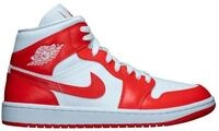 Nike Air Jordan 1 Mid Se Herren-Schuhe, Gr&ouml;&szlig;e 44, Rot/Ausflug, einfarbig...