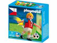 PLAYMOBIL 4722 Fußballspieler Tschechien, mit richtiger Kick-Funktion,...