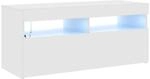 vidaXL TV Schrank mit LED-Leuchten Lowboard Fernsehschrank Fernsehtisch...