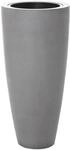 VIVANNO Pflanzk&uuml;bel City Fiberglas Beton-Optik Grau - 80x37 cm Blumenk&uuml;bel