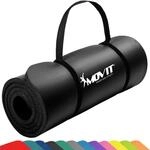 MOVIT&reg; Gymnastikmatte &ndash; 3 Gr&ouml;&szlig;en & 12 Farben, 10/15 mm, mit Tragegurt