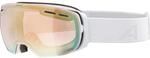 Alpina Granby Rahmenlose Skibrille (715 white gloss, Scheibe: QUATTRO-VARIOFLEX...