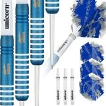 Unicorn Steel Darts Gary Anderson Silverstar Blue 80% Tungsten Steeltip Darts