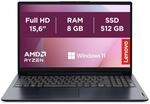 Lenovo IP1 15ALC7 15,6' QWERTY in Spanisch 512 GB SSD 8 GB RAM