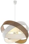 Lindby Pendelleuchte Simaria (Modern) in Braun aus Textil (3 flammig, E27) -