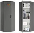 mokebo Mehrzweckschrank Eckschrank (64x180 cm) 'Der Lange' Made in Germany aus...
