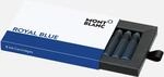 INK,128198,CART AA8ROYAL BLUE1PACK8CART PF MarkeMontblanc
