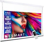 ESMART Professional TATENSO Tensionleinwand Gesamtbr. 380 cm, Tuch: Akustik
