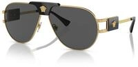 Versace 0VE2252 63 100287 Sonnenbrille, Unisex, Erwachsene, mehrfarbig,