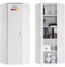 mokebo Mehrzweckschrank Eckschrank Der Lange Made in Germany Schrank Wei&szlig; |...