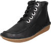 Clarks Damen Funny Cedar Mode-Stiefel, Black Leather, 35,5 EU