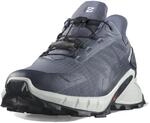 Salomon Supercross 4 GTX Herren Outdoor Laufschuhe, L47462300, Grau, Grey mel&eacute;, 42.5