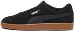 Puma Smash 3.0 Unisex-Erwachsene Tennisschuhe, Puma Black-Puma Gold-Gum, 43 EU