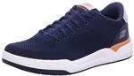 Skechers Herren Corliss-Dorset Sneaker, Navy Knit/Synthetic, 40 EU