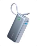 Anker Nano Powerbank, 10.000mAh Powerbank mit integriertem USB-C Kabel, PD 30W