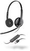 Plantronics Blackwire C320-M Foam Stereo Over-Ear Kopfhörer mit Mikrofon (USB)