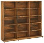 vidaXL CD Regal, Schrank mit viel Stauraum, Ablage f&uuml;r Wohnzimmer, Standregal