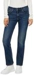s.Oliver Damen Jeans Catie &ndash; Slim Fit, Mid Rise, Straight Leg, Denim mit