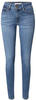 Levi's Damen 711 Double Button Jeans, Blue Wave Mid, 24W / 32L