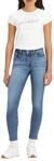 Levi's Damen 711 Double Button Jeans, Blue Wave Mid, 24W / 32L