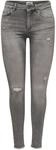 ONLY Women's ONLBLUSH MID SK AK RW DST DNM REA724NOOS Jeans, Medium Grey Denim, S /