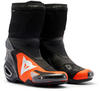Dainese Motorradstiefel Axial 2 Boots Racing Stiefel, BLACK/RED-FLUO, 43 EU