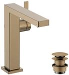 hansgrohe Tecturis E - Waschtischarmatur mit Push-Open Ablauf, energiesparend