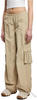 Urban Classics Damen TB6044-Ladies Wide Crinkle Nylon Cargo Pants Hose, Concrete, 3XL