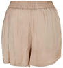 Urban Classics Damen TB5007-Ladies Viscose Satin Resort Klassische Shorts, softtaupe,
