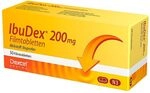 IbuDex 200 mg Filmtabletten bei Schmerzen und Fieber, 50 St. Tabletten
