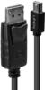 LINDY Mini DisplayPort Stecker auf DisplayPort Stecker, schwarz, 5 m
